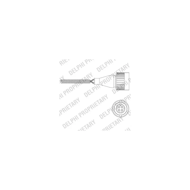 Sonde lambda DELPHI ES11047-12B1