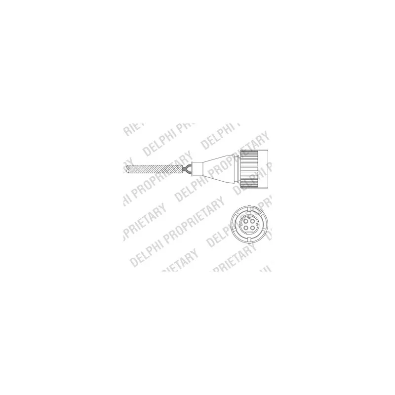 Sonde lambda DELPHI ES11048-12B1