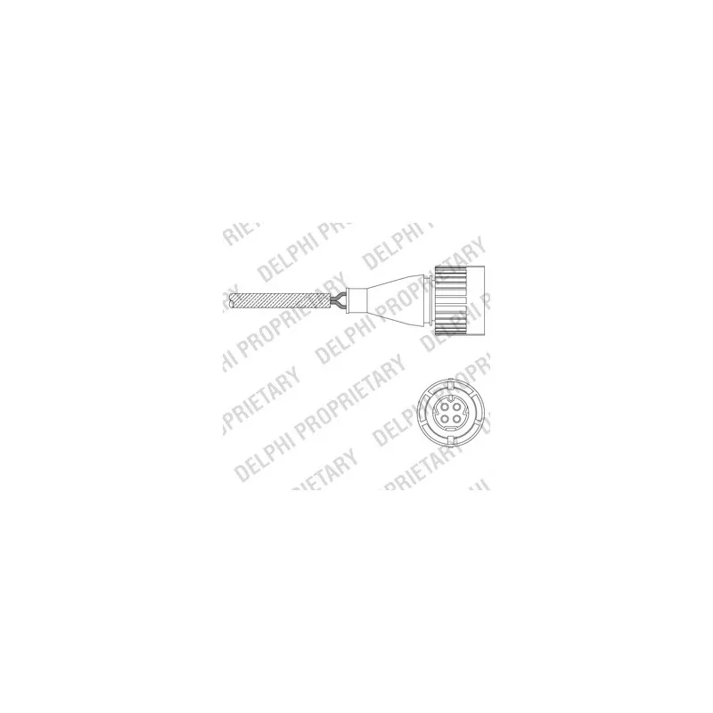 Sonde lambda DELPHI ES11057-12B1