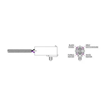 Sonde lambda DELPHI ES20016-11B1