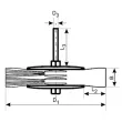 Brosse métallique pour perceuse MAMMOOTH M.CB.T6.A80X0.3 - Visuel 2