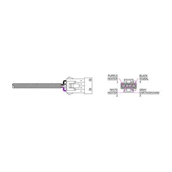 Sonde lambda DELPHI ES20115-11B1