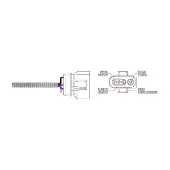 Sonde lambda DELPHI ES20164-11B1