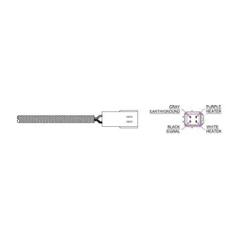 Sonde lambda DELPHI ES20170-11B1