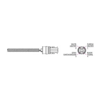 Sonde lambda DELPHI ES20173-11B1