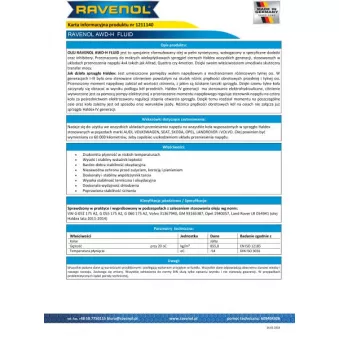 Huile de boite de vitesses MTF RAVENOL 1211140-300-05-999