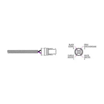 Sonde lambda DELPHI ES20174-11B1