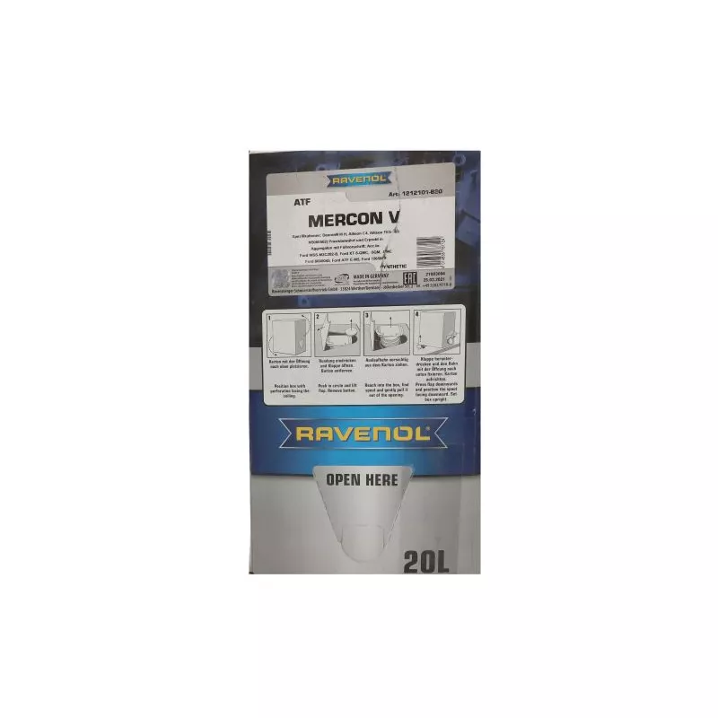 Huile ATF RAVENOL 1212101-B20-01-888