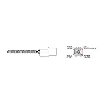 Sonde lambda DELPHI ES20211-11B1