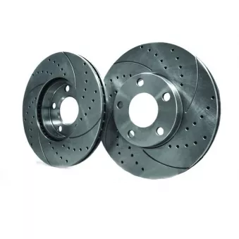 Jeu de 2 disques de frein avant SPEEDMAX C33086ABETUOTUV
