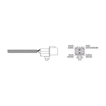 Sonde lambda DELPHI ES20214-11B1