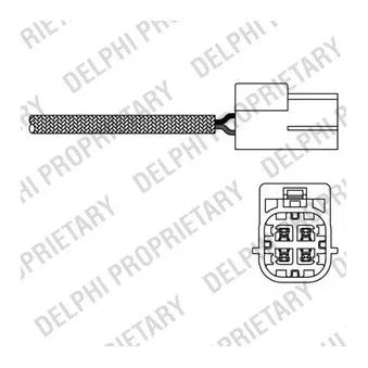 Sonde lambda DELPHI ES20220-12B1