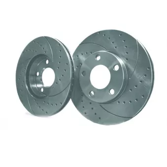 Jeu de 2 disques de frein avant SPEEDMAX C34024ABETUOTUV