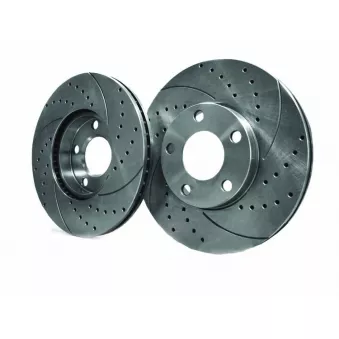 Jeu de 2 disques de frein avant SPEEDMAX 24.0132-0172.1TUOTUV