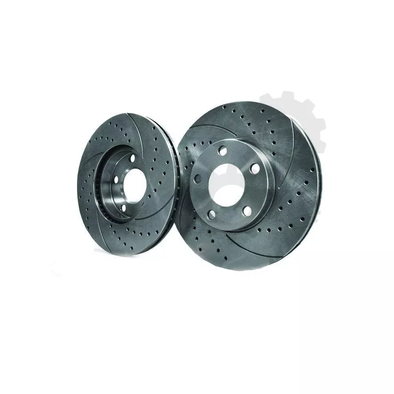 Jeu de 2 disques de frein avant SPEEDMAX 24.0128-0184.1TUOTUV