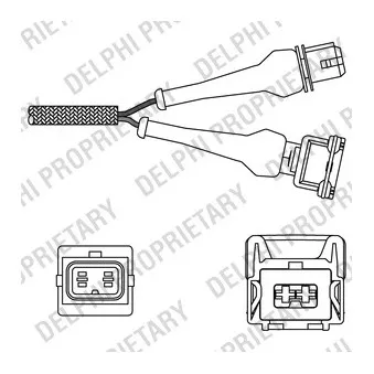 Sonde lambda DELPHI ES20232-12B1