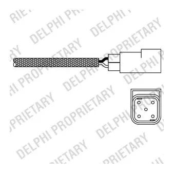 Sonde lambda DELPHI ES20252-12B1