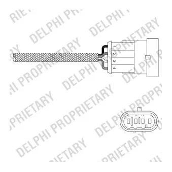 Sonde lambda DELPHI ES20276-12B1