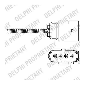 Sonde lambda DELPHI ES20286-12B1
