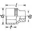 Douille 6 pans 1/2" HAZET 900-17 - Visuel 3