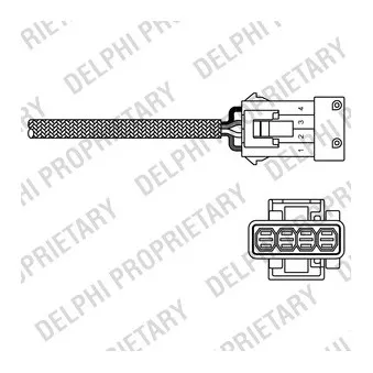Sonde lambda DELPHI ES20293-12B1