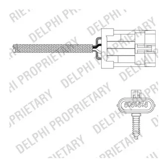 Sonde lambda DELPHI ES20335-12B1