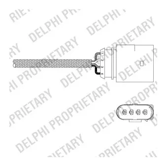 Sonde lambda DELPHI ES20343-12B1