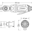 Clé plate à angle 1/4" HAZET 9020P-2 - Visuel 3