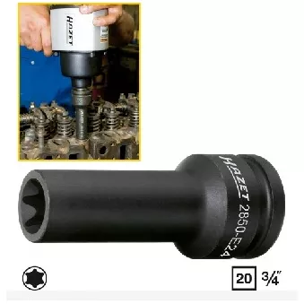 Douille spéciale impact HAZET 2850-E24