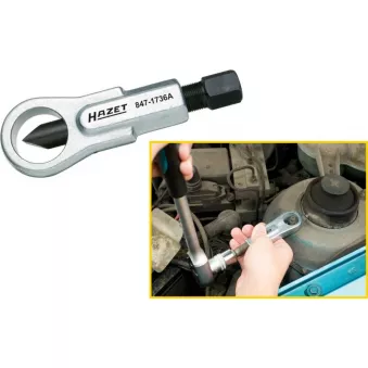 Un ensemble d'outils de coupe et de sciage HAZET 847-1027A