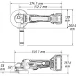 Meuleuse d'angle sans fil HAZET 9233-7 - Visuel 3