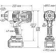 Boulonneuse sans fil HAZET 9213-1000/3 - Visuel 2