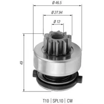 Démarreur MAGNETI MARELLI AMB0357