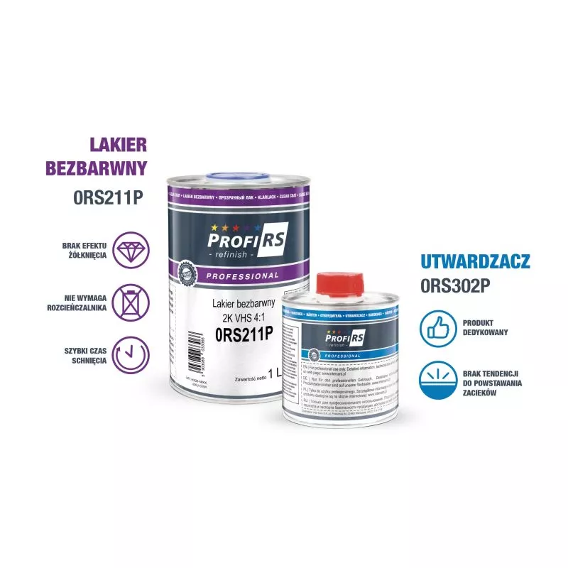 Laque transparente PROFIRS PROFESSIONAL 0RS211P-1.25L