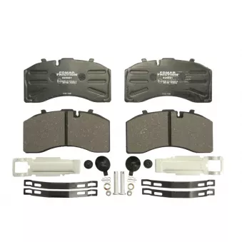 Jeu de 4 plaquettes de frein avant ROULUNDS RL925981PRO
