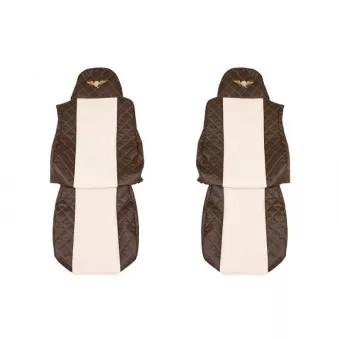 Housse de siège F-CORE FX04 BROWN/CHAMP