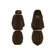 Housse de siège F-CORE FX03 BROWN - Visuel 1