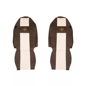 Housse de siège F-CORE FX12 BROWN/CHAMP