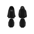 Housse de siège F-CORE FX16 BLACK - Visuel 1