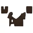 tapis de sol F-CORE FL28 BROWN - Visuel 1
