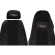 Housse de siège F-CORE FX03 BLACK/RED - Visuel 3