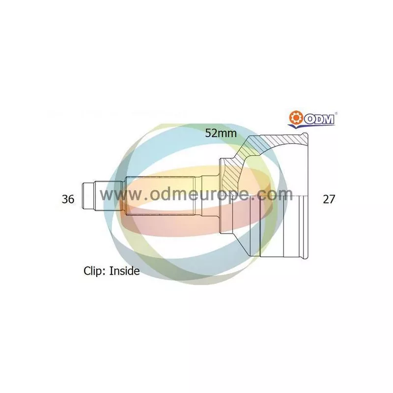 Embout de cardan avant (kit de réparation) ODM-MULTIPARTS 12-212012