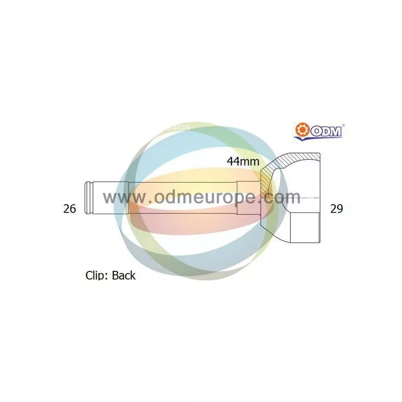 Embout de cardan avant (kit de réparation) ODM-MULTIPARTS 12-300748
