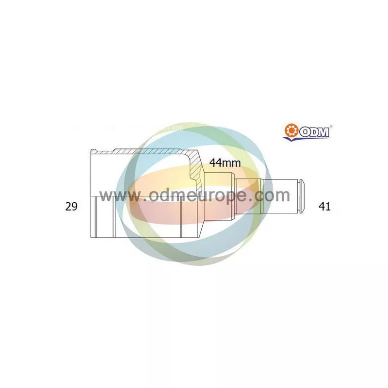 Embout de cardan avant (kit de réparation) ODM-MULTIPARTS 14-016057