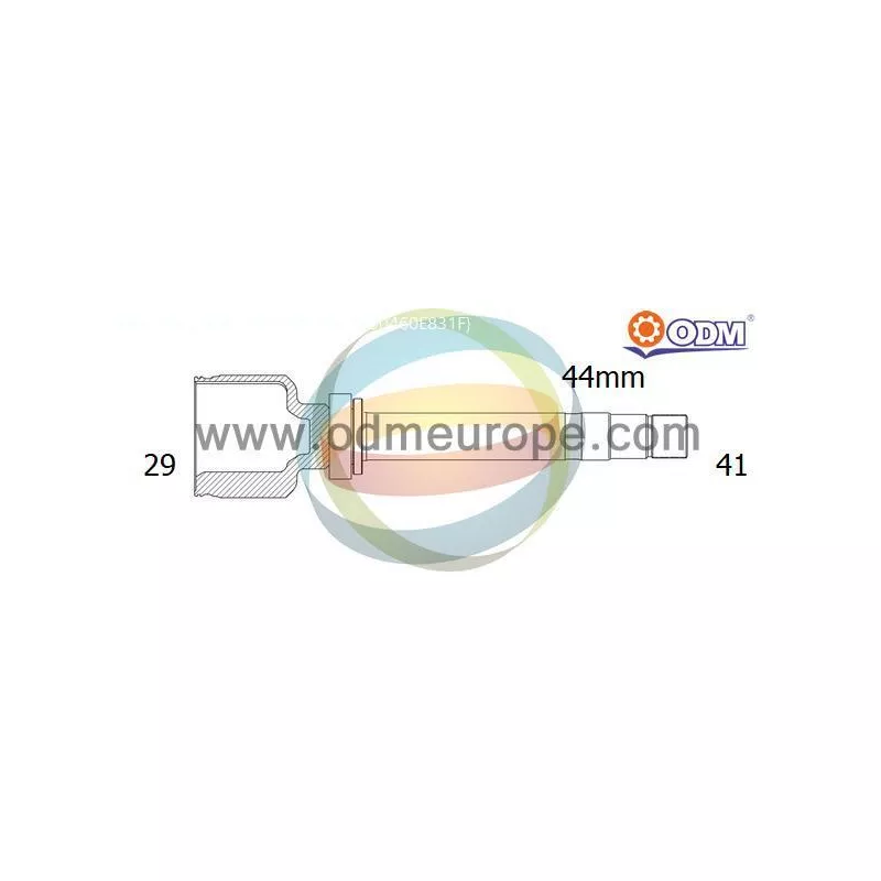 Embout de cardan avant (kit de réparation) ODM-MULTIPARTS 14-016058