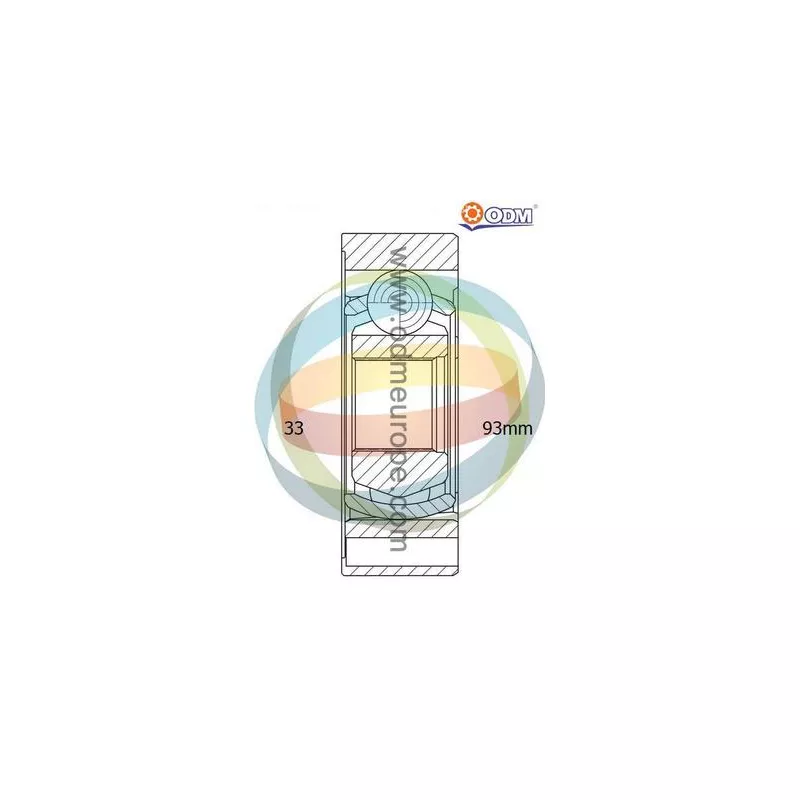 Embout de cardan avant (kit de réparation) ODM-MULTIPARTS 14-216125