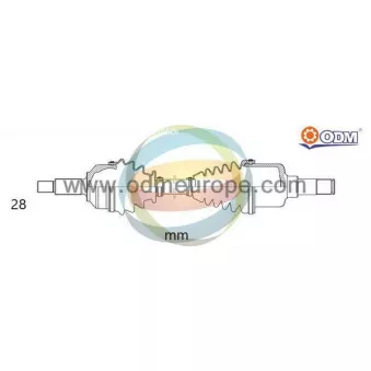 Arbre de transmission ODM-MULTIPARTS