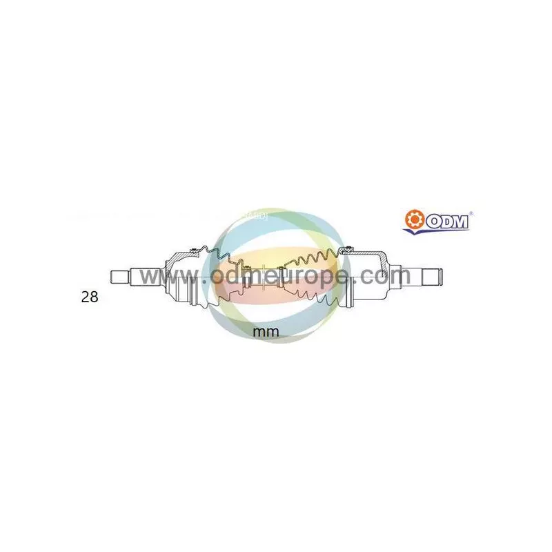 Arbre de transmission ODM-MULTIPARTS 18-015240