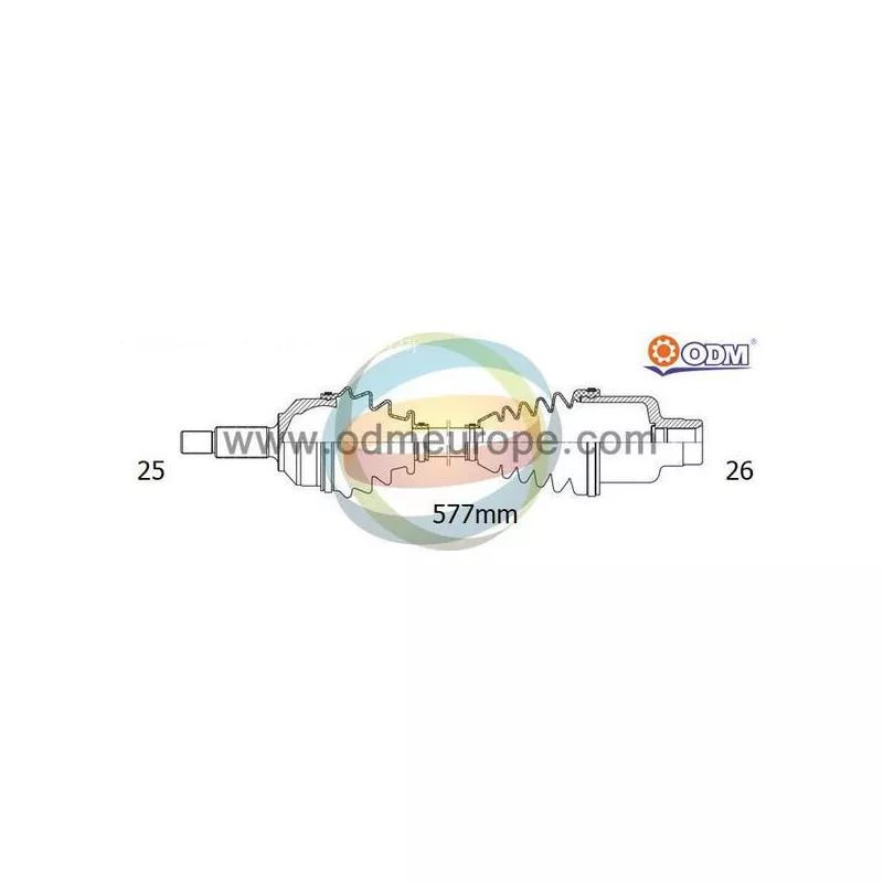 Arbre de transmission ODM-MULTIPARTS 18-052440
