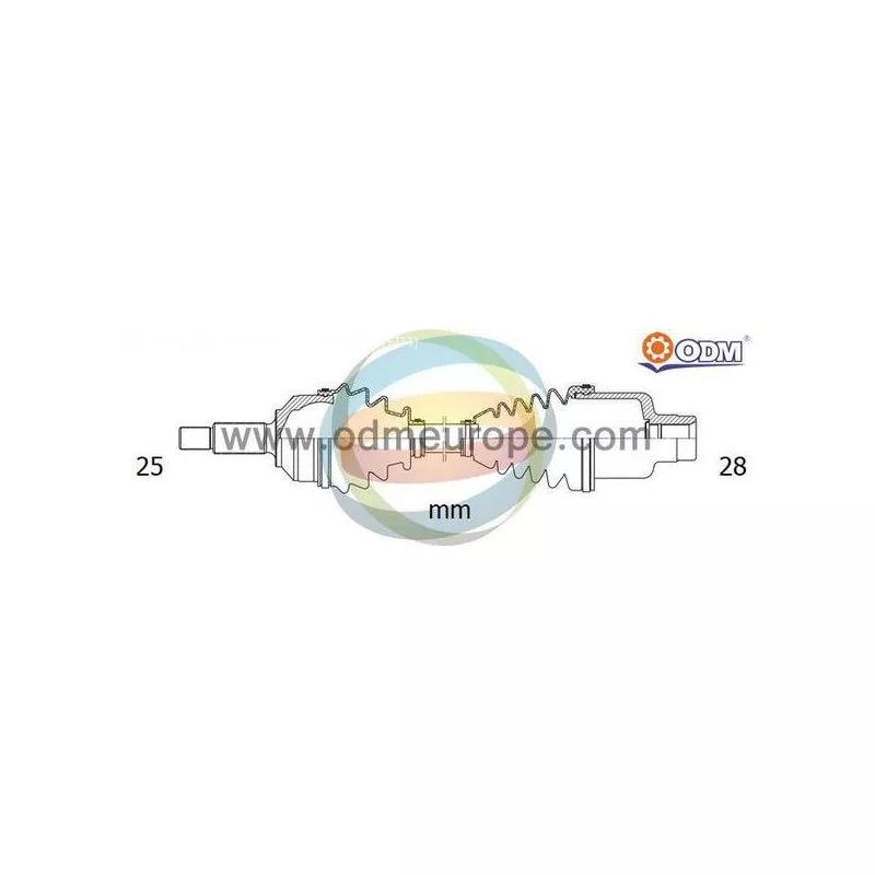 Arbre de transmission ODM-MULTIPARTS 18-052450